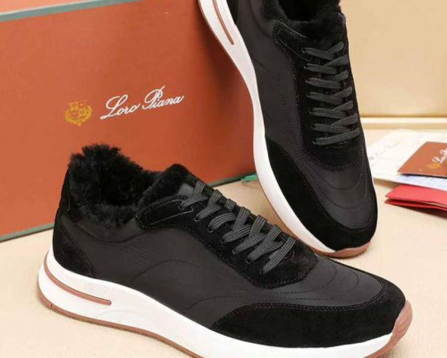 Кроссовки с мехом Loro Piana Week End Walk Evo