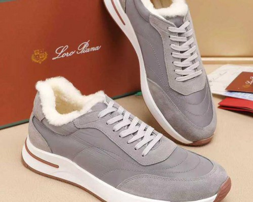 Кроссовки с мехом Loro Piana Week End Walk Evo