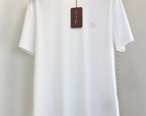 Мужская белая футболка Loro Piana