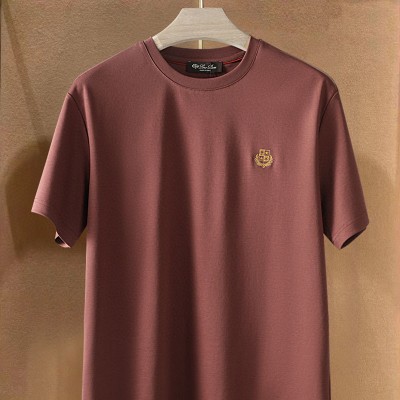 Мужская футболка Loro Piana Premium - Brick Red