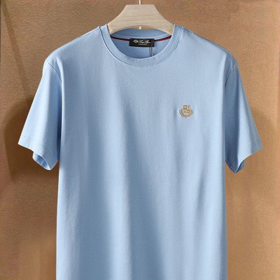 Мужская футболка Loro Piana Premium - Light Blue