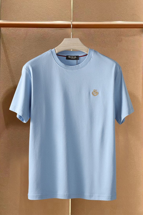 Мужская футболка Loro Piana Premium - Light Blue
