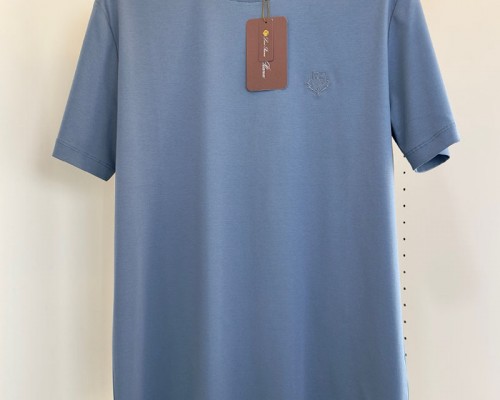 Мужская голубая футболка Loro Piana