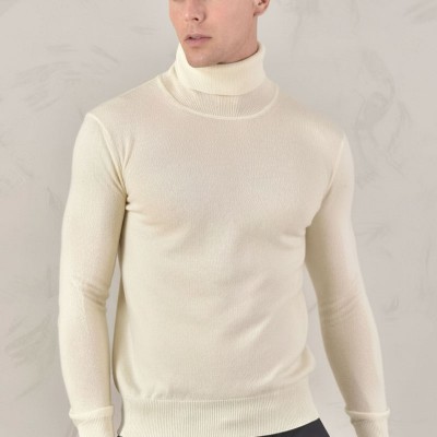 Мужская водолазка Loro Piana Premium - Beige