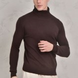 Мужская водолазка Loro Piana Premium - Coffee