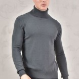 Мужская водолазка Loro Piana Premium - Dark Gray