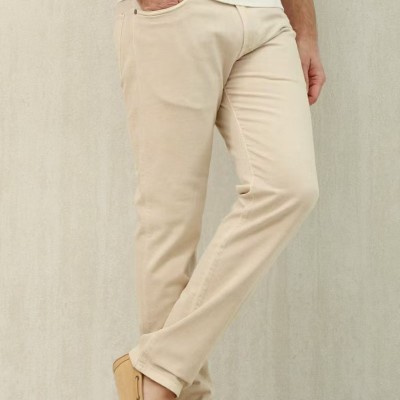 Мужские бежевые джинсы Loro Piana Premium