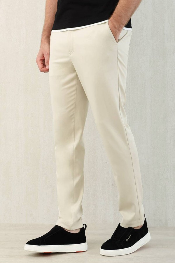 Мужские брюки Loro Piana Premium - Light Beige