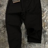 Мужские чёрные штаны Loro Piana logo-embroidered