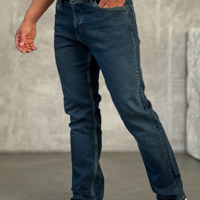 Мужские джинсы Loro Piana тёмно-синего цвета