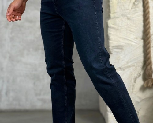 Мужские джинсы Loro Piana тёмно-синего цвета
