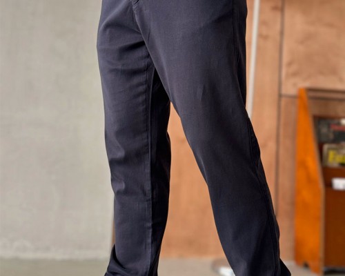 Мужские брюки Loro Piana тёмно-синего цвета