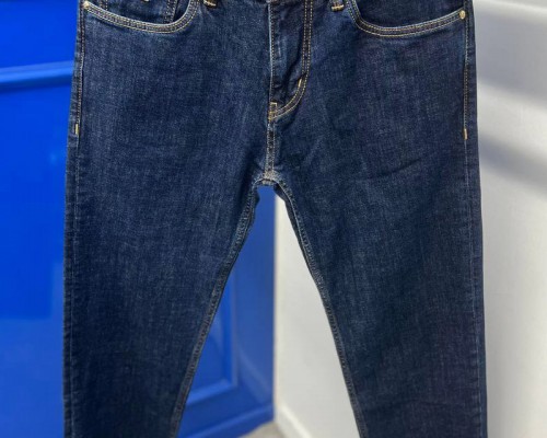 Мужские джинсы тёмно-синего цвета Loro Piana straight