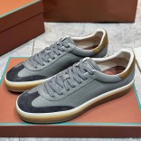 Мужские кожаные кроссовки Loro Piana Tennis Walk