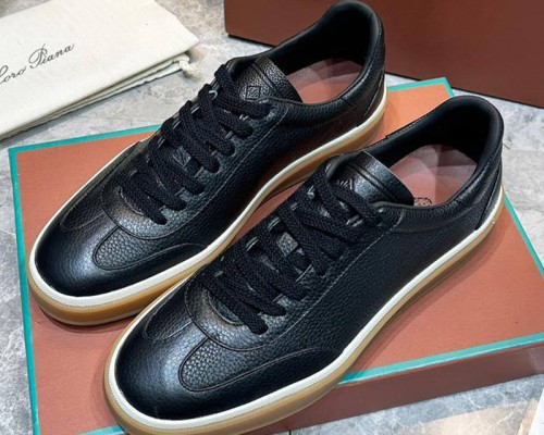 Мужские кожаные кроссовки Loro Piana Tennis Walk