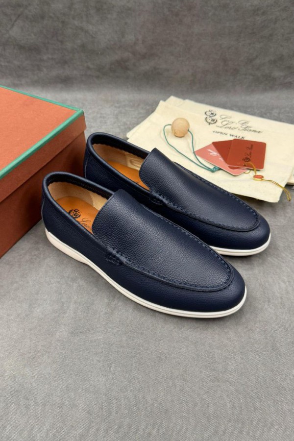 Мужские кожаные лоферы Loro Piana