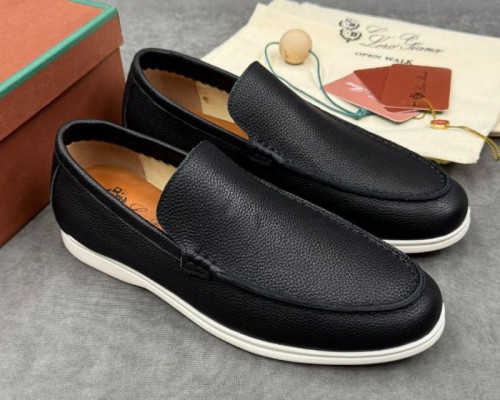 Мужские кожаные лоферы Loro Piana
