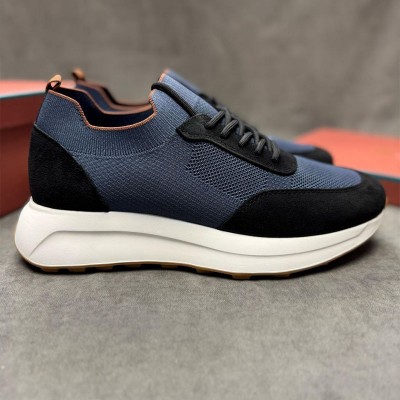 Мужские кроссовки Loro Piana knitted - Blue