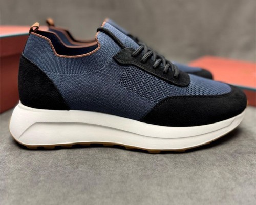 Мужские кроссовки Loro Piana knitted - Blue