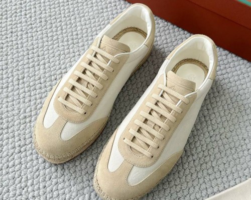 Мужские кроссовки Loro Piana Sea Tennis Walk - Beige