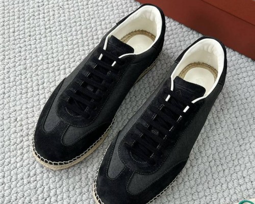 Мужские кроссовки Loro Piana Sea Tennis Walk - Black