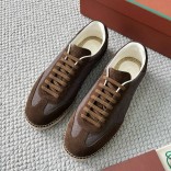 Мужские кроссовки Loro Piana Sea Tennis Walk - Brown