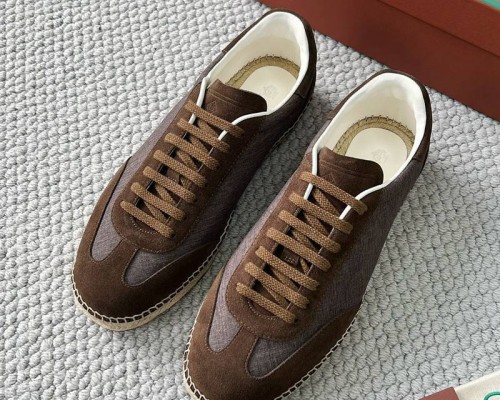 Мужские кроссовки Loro Piana Sea Tennis Walk - Brown