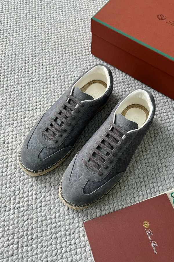Мужские кроссовки Loro Piana Sea Tennis Walk - Grey