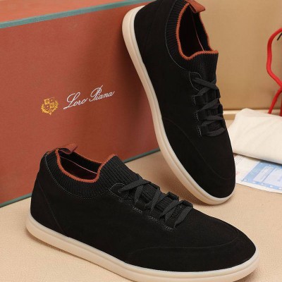 Мужские кроссовки Loro Piana Soho Walk - Black