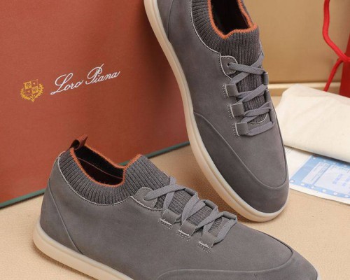 Мужские кроссовки Loro Piana Soho Walk - Grey