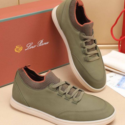 Мужские кроссовки Loro Piana Soho Walk - Khaki