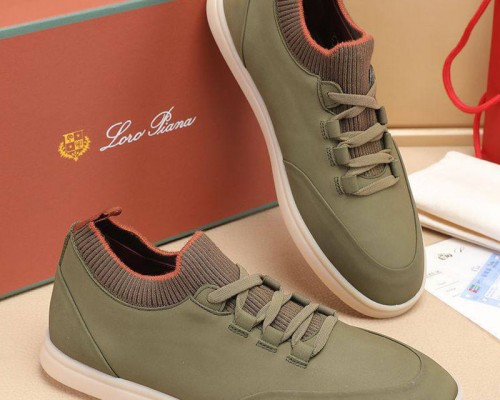 Мужские кроссовки Loro Piana Soho Walk - Khaki