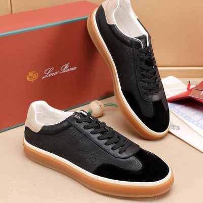 Мужские кроссовки Loro Piana Tennis Walk - Black