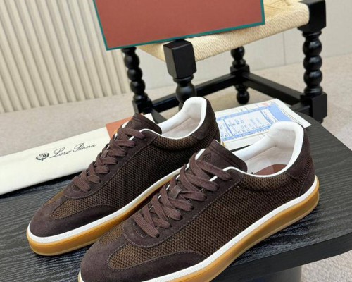 Мужские кроссовки Loro Piana Tennis Walk - Brown