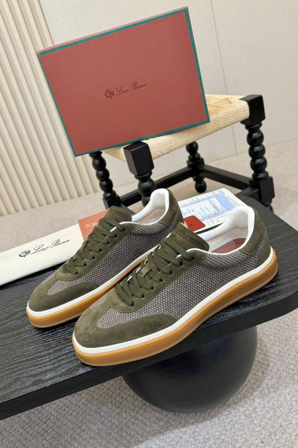 Мужские кроссовки Loro Piana Tennis Walk - Green