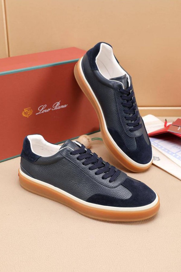 Мужские кроссовки Loro Piana Tennis Walk - Navy