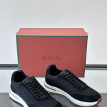 Мужские кроссовки Loro Piana Week End Walk - Black