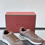 Мужские кроссовки Loro Piana Week End Walk - Brown