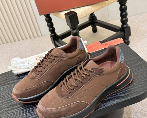 Мужские кроссовки Loro Piana Week End Walk - Brown