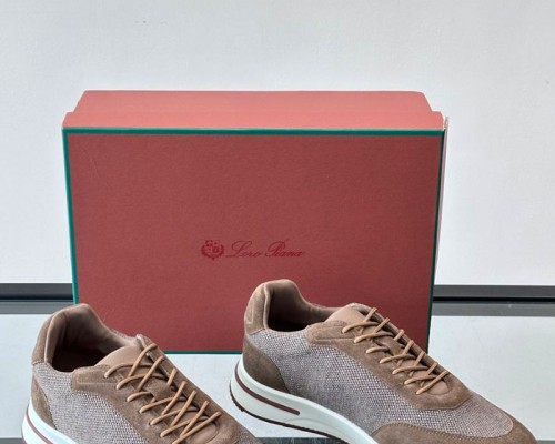 Мужские кроссовки Loro Piana Week End Walk - Brown