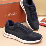 Кроссовки с мехом Loro Piana Week End Walk Evo