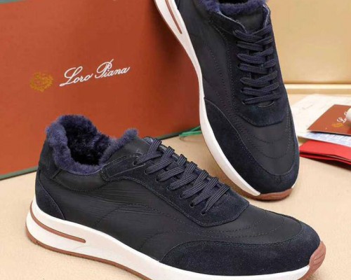 Кроссовки с мехом Loro Piana Week End Walk Evo