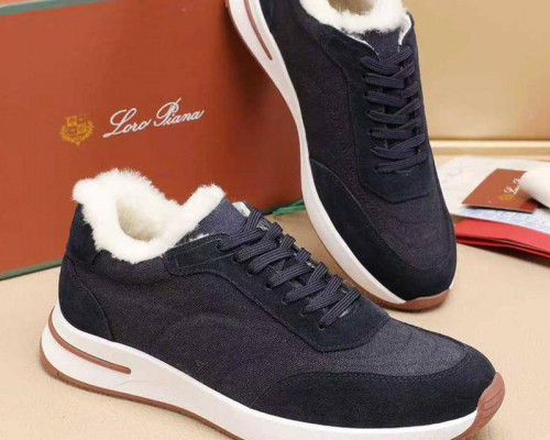 Кроссовки с мехом Loro Piana Week End Walk Evo