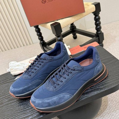 Мужские кроссовки Loro Piana Week End Walk - Navy