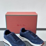 Мужские кроссовки Loro Piana Week End Walk - Navy