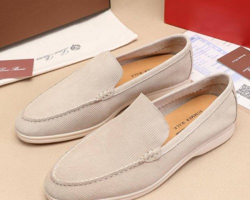 Мужские лоферы Loro Piana Summer Walk - Beige