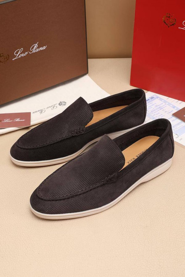 Мужские лоферы Loro Piana Summer Walk - Brown