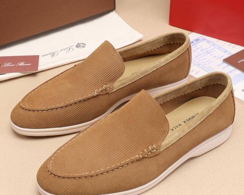 Мужские лоферы Loro Piana Summer Walk - Brown