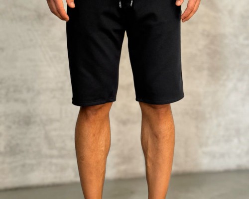 Мужские шорты Loro Piana чёрного цвета