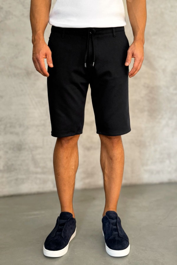 Мужские шорты Loro Piana чёрного цвета